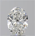 Natural Diamond 2.21 Carats, Oval with  Cut, F Color, VVS2 Clarity and Certified by GIA