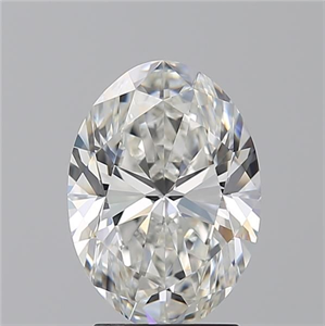 Picture of Natural Diamond 2.21 Carats, Oval with  Cut, F Color, VVS2 Clarity and Certified by GIA