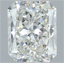 Natural Diamond 1.50 Carats, Radiant with  Cut, H Color, SI2 Clarity and Certified by GIA