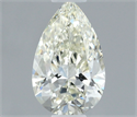 Diamante Natural 0.32 quilates, De pera , Color K, claridad VVS1 y certificado GIA
