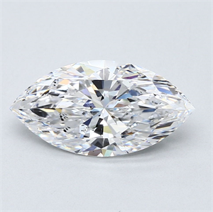 Picture of Natural Diamond 3.01 Carats, Marquise with  Cut, D Color, SI1 Clarity and Certified by GIA