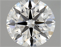 Diamante Natural 0.44 quilates, Redondo , Color G, claridad VVS1 y certificado GIA