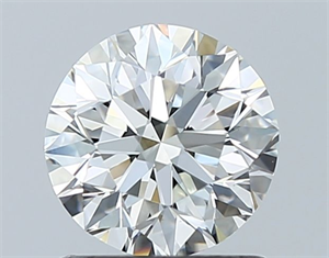 Picture of Natural Diamond 1.00 Carats, Round with Excellent Cut, H Color, VS1 Clarity and Certified by GIA
