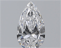 Natural Diamond 0.75 Carats, Pear with  Cut, D Color, SI1 Clarity and Certified by GIA