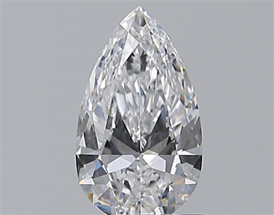 Picture of Natural Diamond 0.75 Carats, Pear with  Cut, D Color, SI1 Clarity and Certified by GIA