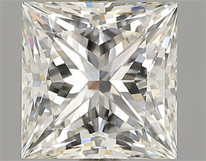 Picture of Natural Diamond 1.01 Carats, Princess with  Cut, J Color, VS2 Clarity and Certified by GIA