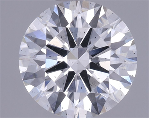Picture of Lab Grown Diamond 1.43 Carats, Round with Ideal Cut, F Color, SI1 Clarity and Certified by IGI