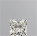 Natural Diamond 1.01 Carats, Princess with  Cut, J Color, VVS1 Clarity and Certified by GIA
