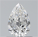 Diamante Natural 0.70 quilates, De pera , Color E, claridad VVS2 y certificado GIA
