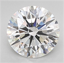 Lab Grown Diamond 3.51 Carats, Round with Ideal Cut, D Color, IF Clarity and Certified by IGI
