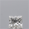 Natural Diamond 0.30 Carats, Princess with  Cut, F Color, VS2 Clarity and Certified by GIA