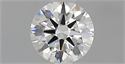 Natural Diamond 0.42 Carats, Round with Excellent Cut, G Color, IF Clarity and Certified by GIA