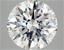 Lab Grown Diamond 5.09 Carats, Round with Ideal Cut, D Color, VS1 Clarity and Certified by IGI