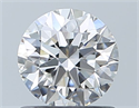 Natural Diamond 0.80 Carats, Round with Excellent Cut, F Color, SI1 Clarity and Certified by GIA