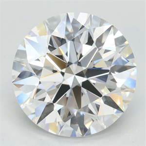 Picture of Lab Grown Diamond 3.16 Carats, Round with Ideal Cut, D Color, IF Clarity and Certified by IGI