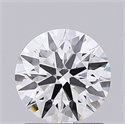 Lab Grown Diamond 1.06 Carats, Round with Ideal Cut, D Color, VVS1 Clarity and Certified by IGI