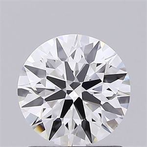 Picture of Lab Grown Diamond 1.06 Carats, Round with Ideal Cut, D Color, VVS1 Clarity and Certified by IGI
