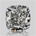 Natural Diamond 0.53 Carats, Cushion with  Cut, D Color, VVS2 Clarity and Certified by GIA