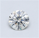 Diamante Natural 0.68 quilates, Redondo , Color J, claridad SI2 y certificado GIA