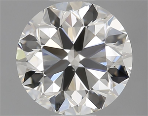 Foto Diamante Natural 1.01 quilates, Redondo , Color J, claridad SI1 y certificado GIA de