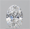 Natural Diamond 1.01 Carats, Oval with  Cut, E Color, VS2 Clarity and Certified by GIA