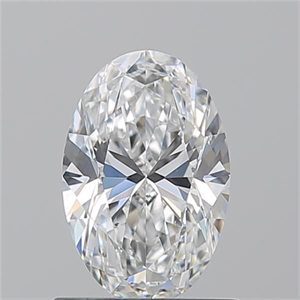 Picture of Natural Diamond 1.01 Carats, Oval with  Cut, E Color, VS2 Clarity and Certified by GIA