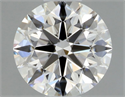 Natural Diamond 0.44 Carats, Round with Excellent Cut, G Color, VVS2 Clarity and Certified by GIA