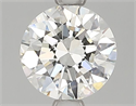 Natural Diamond 0.90 Carats, Round with Excellent Cut, H Color, SI1 Clarity and Certified by GIA