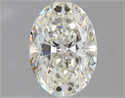 Natural Diamond 1.40 Carats, Oval with  Cut, J Color, VVS1 Clarity and Certified by GIA