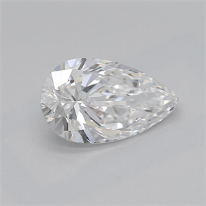Picture of Natural Diamond 0.90 Carats, Pear with  Cut, D Color, SI1 Clarity and Certified by GIA