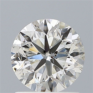 Foto Diamante Natural 1.02 quilates, Redondo , Color H, claridad I1 y certificado GIA de