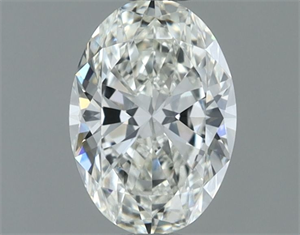 Picture of Natural Diamond 0.50 Carats, Oval with  Cut, I Color, VVS1 Clarity and Certified by GIA