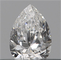 Natural Diamond 0.18 Carats, Pear with  Cut, E Color, SI1 Clarity and Certified by GIA