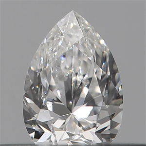 Picture of Natural Diamond 0.18 Carats, Pear with  Cut, E Color, SI1 Clarity and Certified by GIA