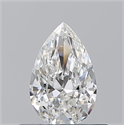 Natural Diamond 0.50 Carats, Pear with  Cut, G Color, VS1 Clarity and Certified by GIA