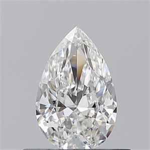 Picture of Natural Diamond 0.50 Carats, Pear with  Cut, G Color, VS1 Clarity and Certified by GIA