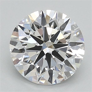 Picture of Lab Grown Diamond 1.04 Carats, Round with Ideal Cut, D Color, VVS2 Clarity and Certified by IGI