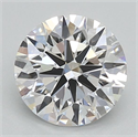 Del inventario de diamantes de laboratorio, 1.04 quilates, Redondo , Color D, claridad VVS2 y certificado IGI