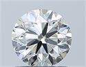 Natural Diamond 0.90 Carats, Round with Very Good Cut, H Color, VVS2 Clarity and Certified by GIA