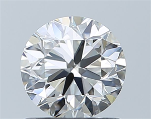 Picture of Natural Diamond 0.90 Carats, Round with Very Good Cut, H Color, VVS2 Clarity and Certified by GIA