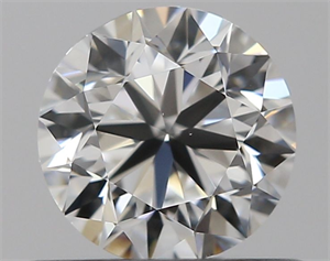 Picture of Natural Diamond 0.50 Carats, Round with Very Good Cut, D Color, VS1 Clarity and Certified by GIA
