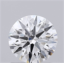 Lab Grown Diamond 0.81 Carats, Round with Ideal Cut, D Color, VS1 Clarity and Certified by IGI