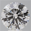 Lab Grown Diamond 5.93 Carats, Round with Ideal Cut, F Color, VVS2 Clarity and Certified by IGI