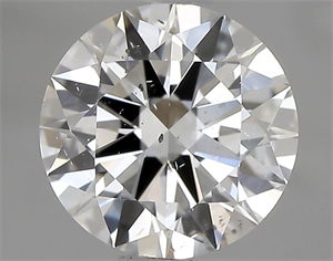 Picture of Natural Diamond 1.02 Carats, Round with Excellent Cut, F Color, SI2 Clarity and Certified by GIA