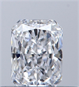 Natural Diamond 0.34 Carats, Radiant with  Cut, D Color, VS1 Clarity and Certified by GIA