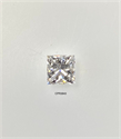 Natural Diamond 0.66 Carats, Princess with  Cut, F Color, IF Clarity and Certified by GIA
