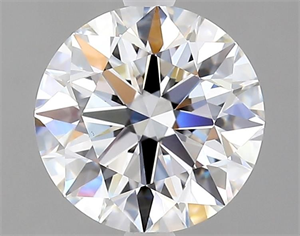 Picture of Natural Diamond 2.12 Carats, Round with Excellent Cut, E Color, VS1 Clarity and Certified by GIA