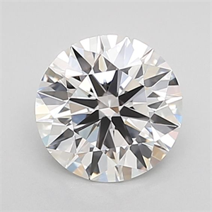 Picture of Lab Grown Diamond 1.06 Carats, Round with Ideal Cut, D Color, VVS1 Clarity and Certified by IGI