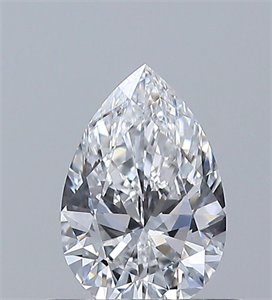 Foto Diamante Natural 0.50 quilates, De pera , Color D, claridad VS1 y certificado GIA de
