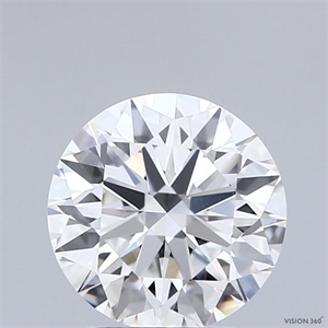 Picture of Lab Grown Diamond 2.00 Carats, Round with Excellent Cut, D Color, VVS1 Clarity and Certified by IGI